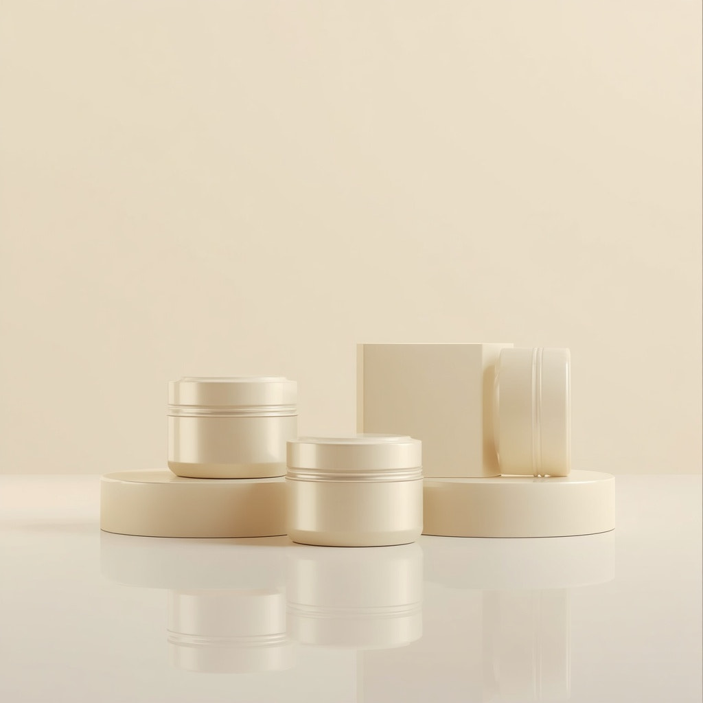 Minimal Cream Packaging