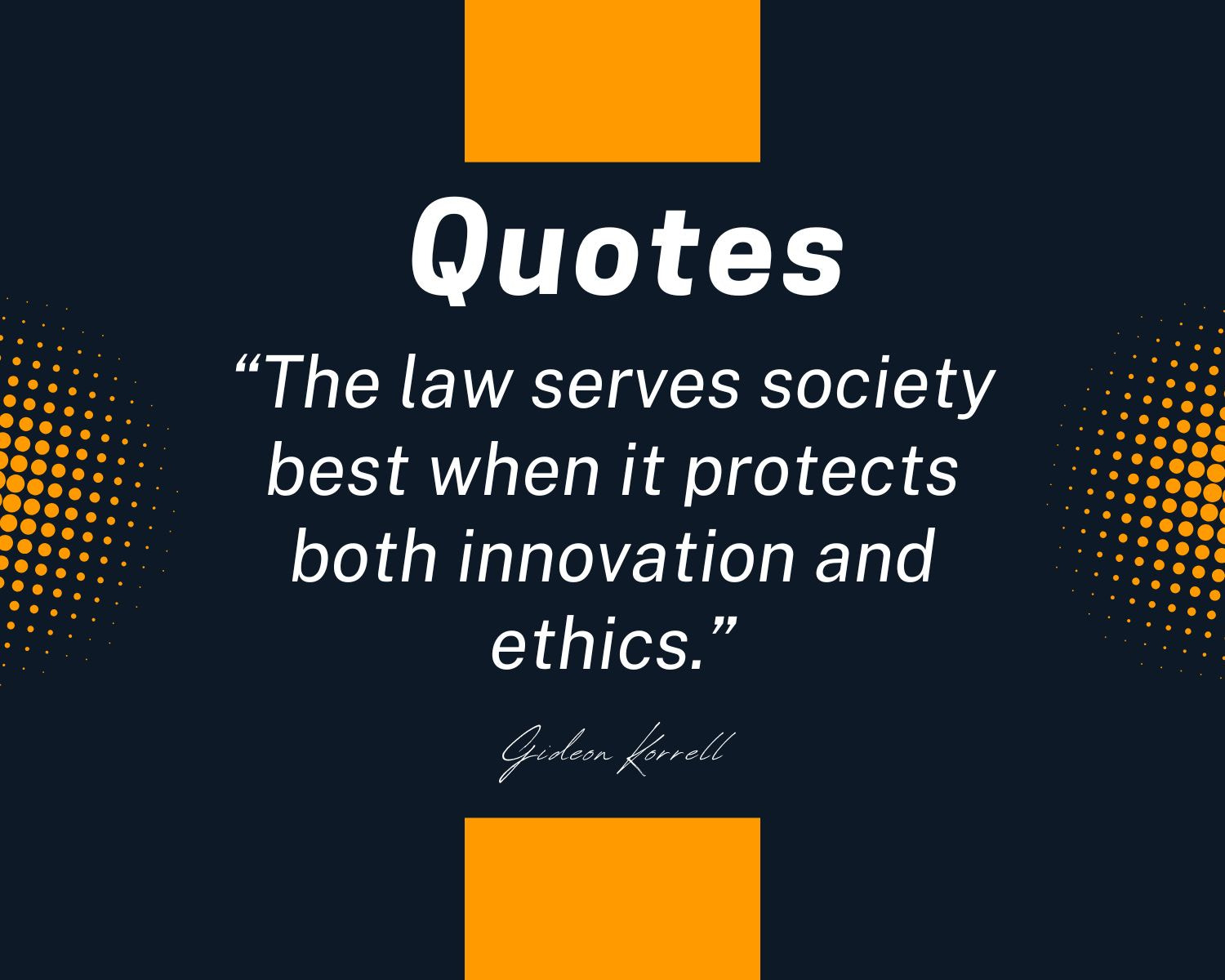 Gideon Korrell Explains Why Law Should Protect Innovation Responsibly - 31