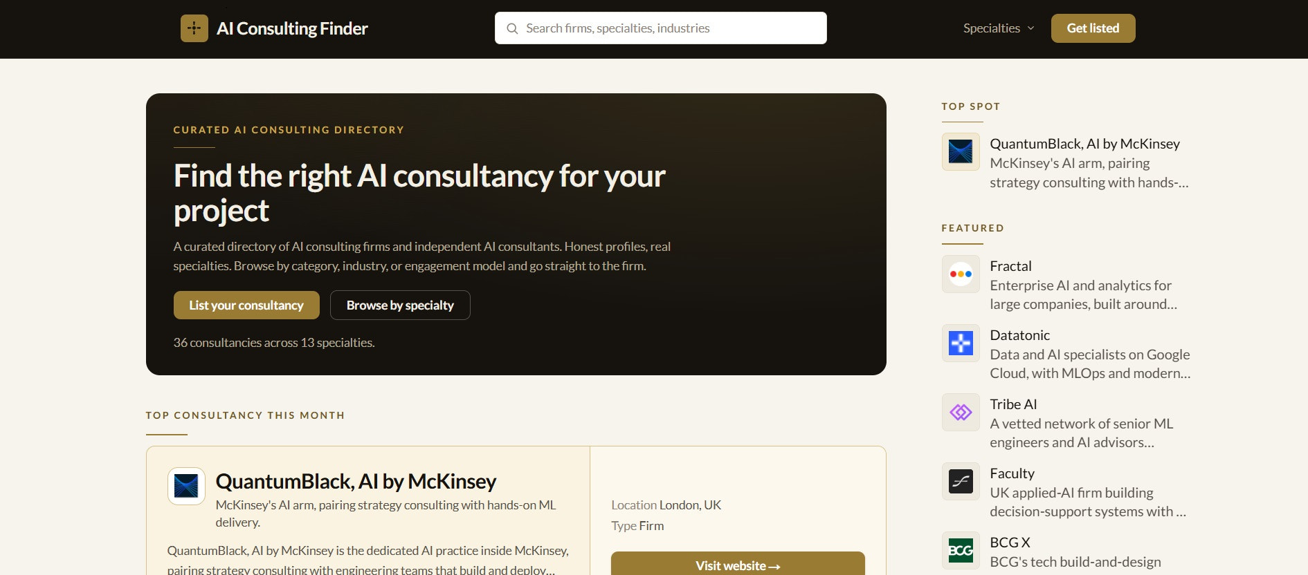 AI strategy consulting