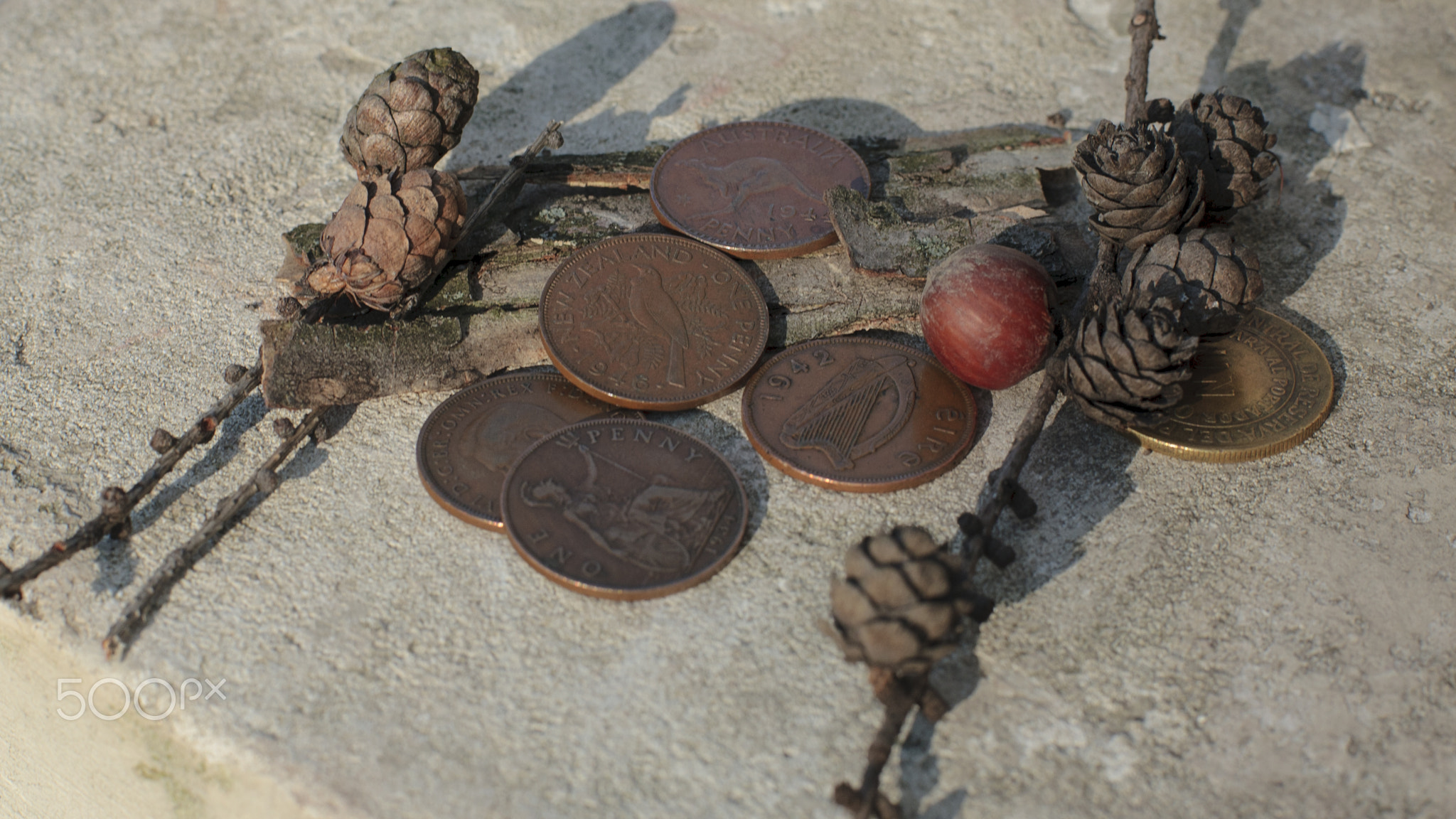 copper coins