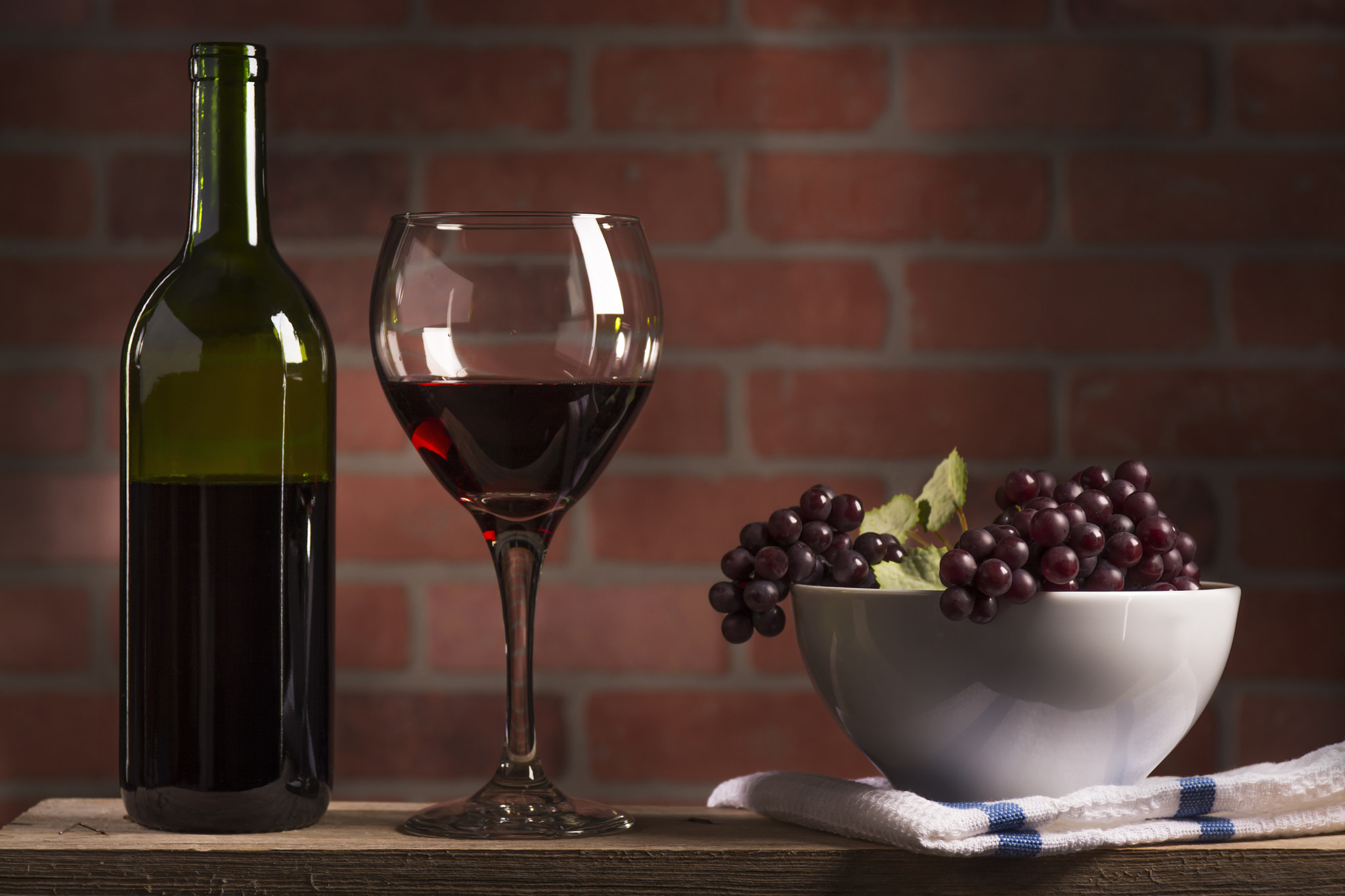 Wne glass and Bottle