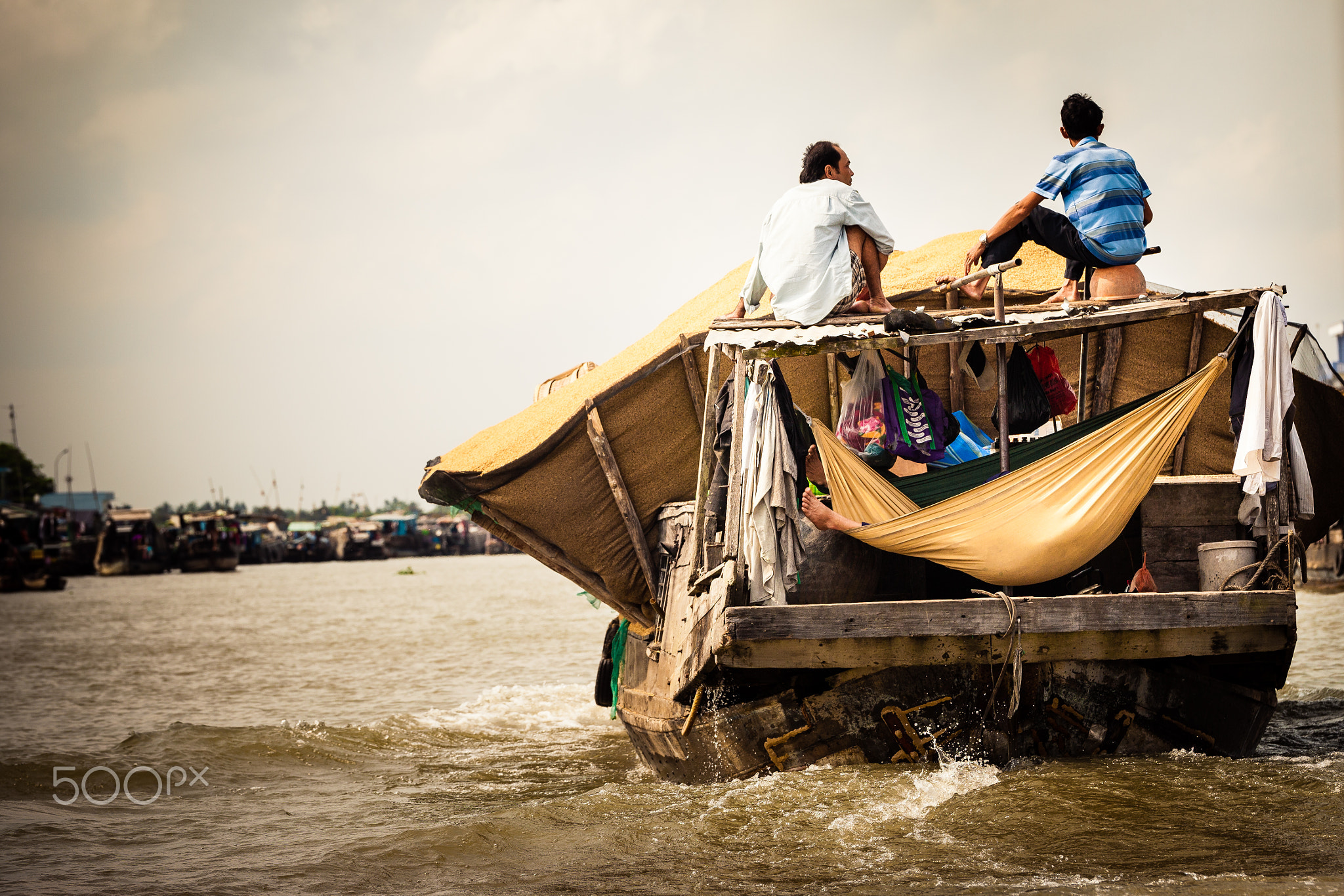 Rice Husk Boat