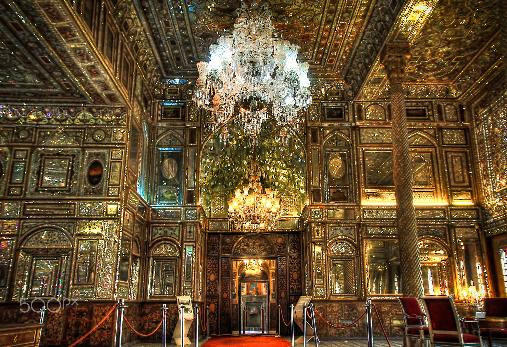 Reflections in Golestan Palace