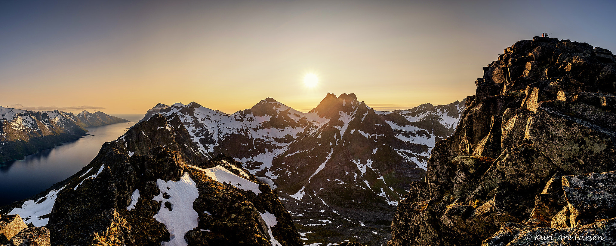 Midnight sun in Tromsø/Norway