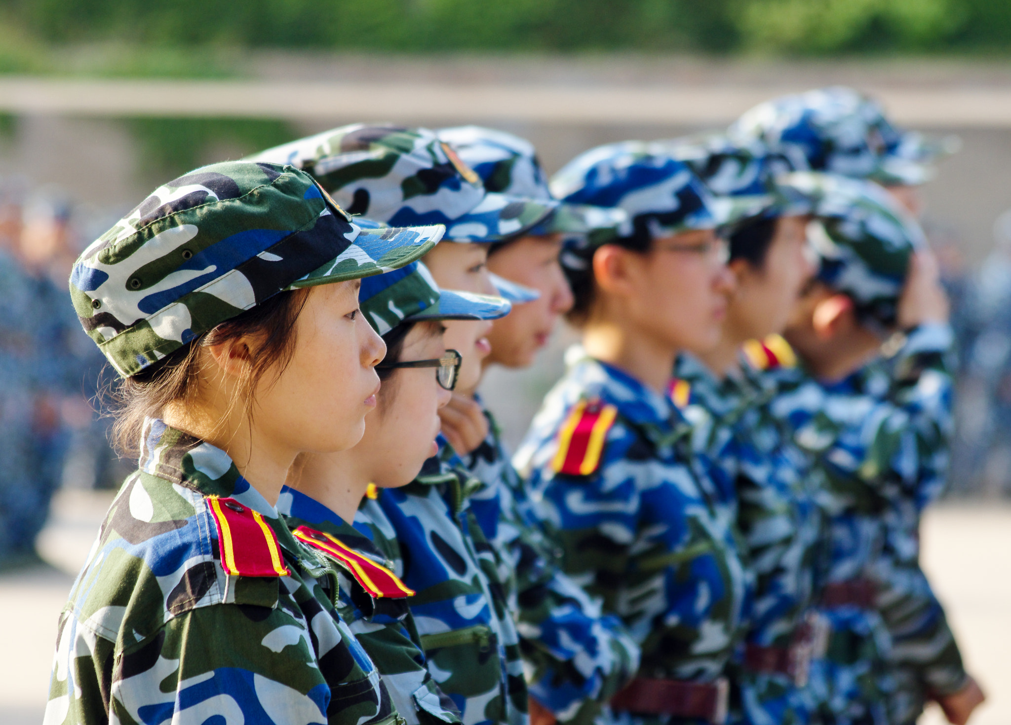 During Military Training