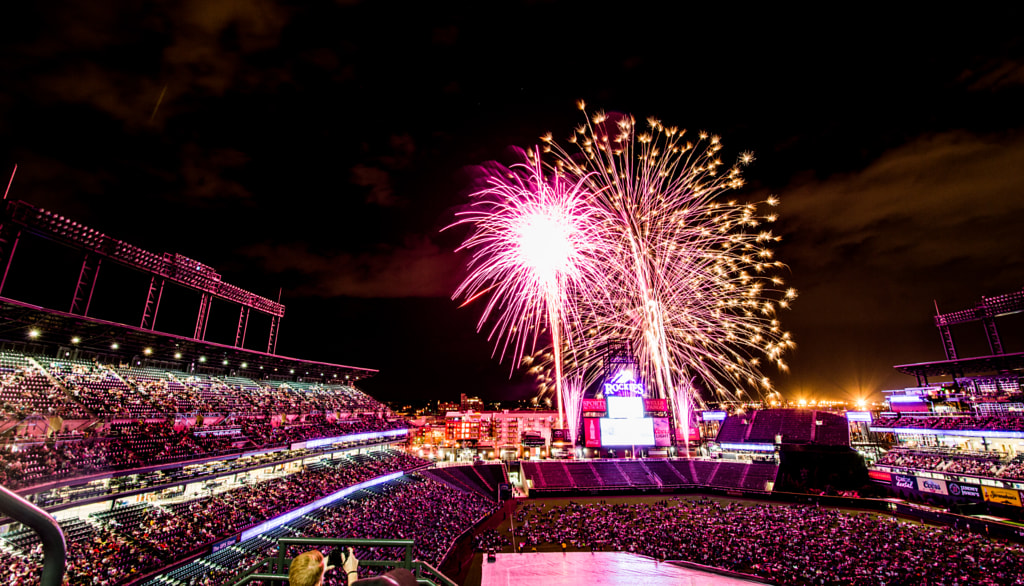 Coors Field Fireworks by John Daniels / 500px