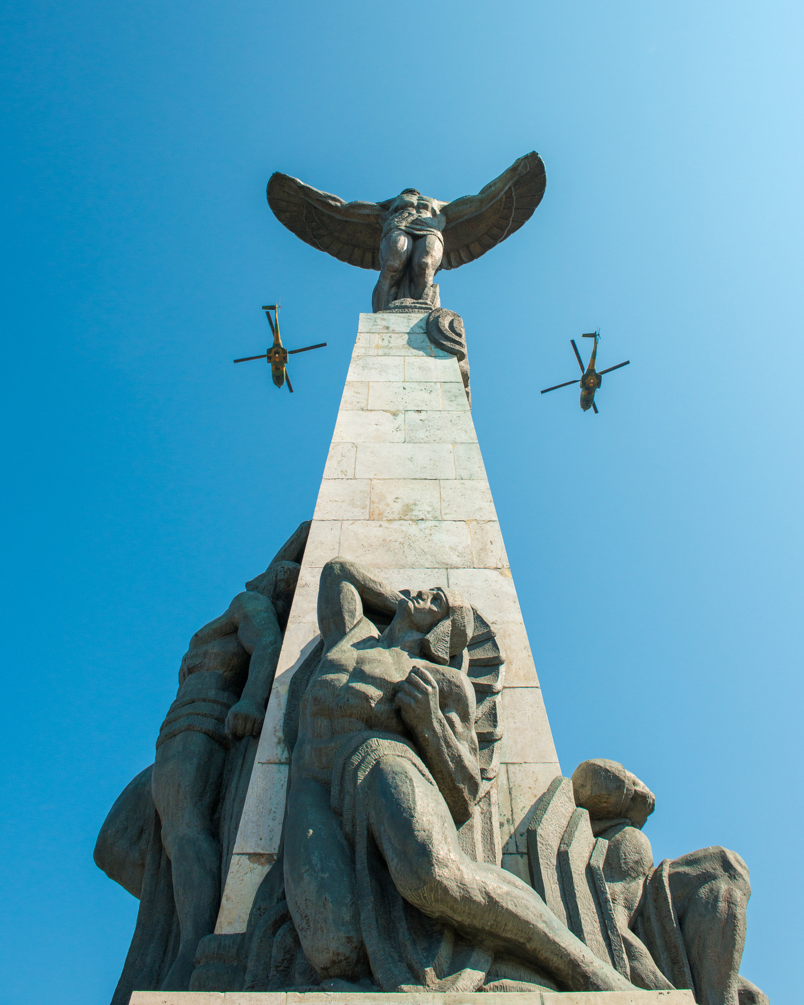 Helicopters over Bucharest