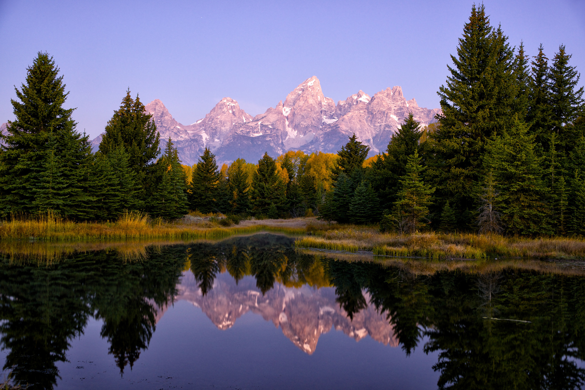 Sony Alpha DSLR-A850 sample photo. Oxbow bend, grand tetons photography