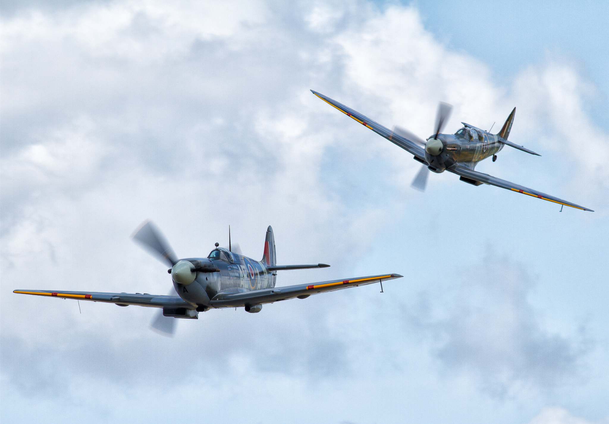 Spitfire chase