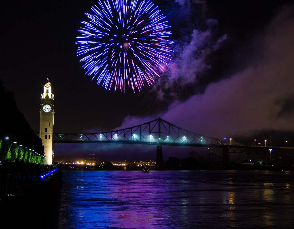 Fireworks Old port Montreal by Mark Novak / 500px