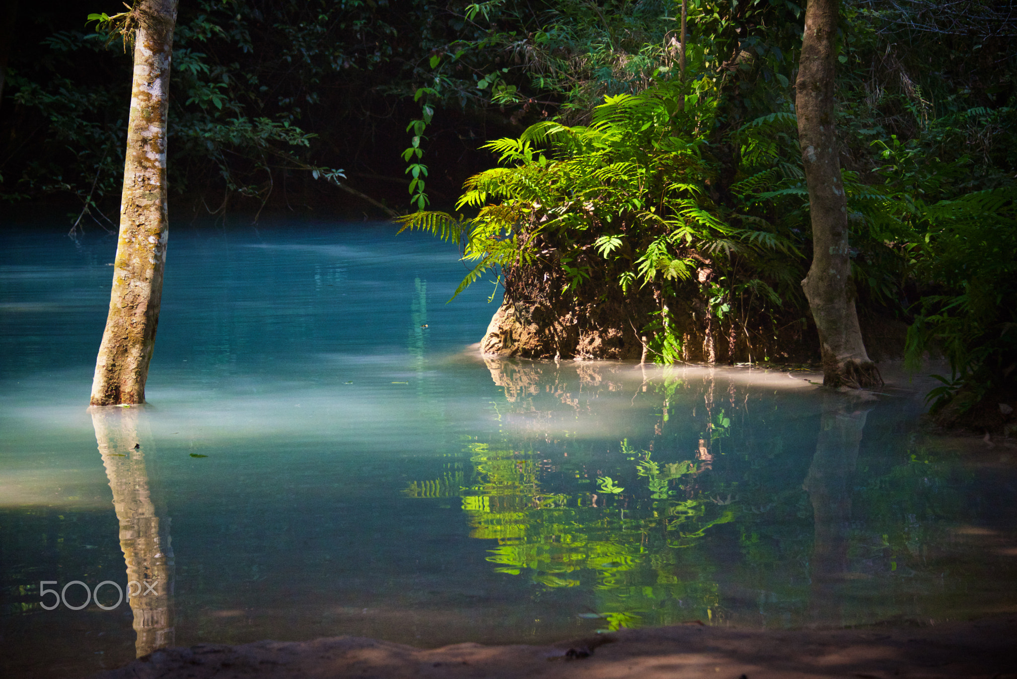 Water Basin at Kuang Si Creek