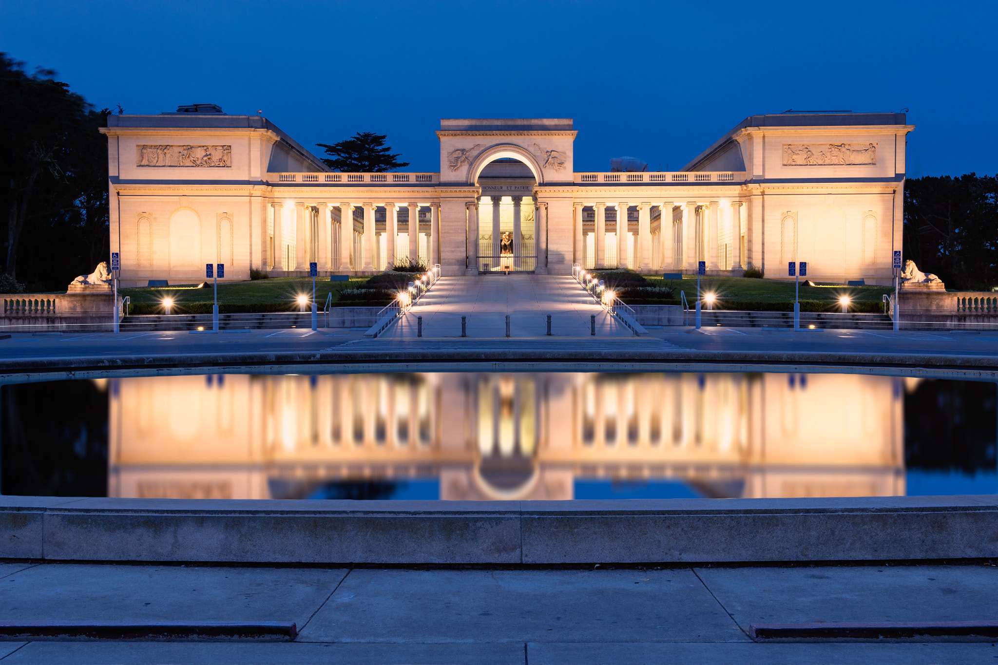 Blue Hour at the Legion of Honor