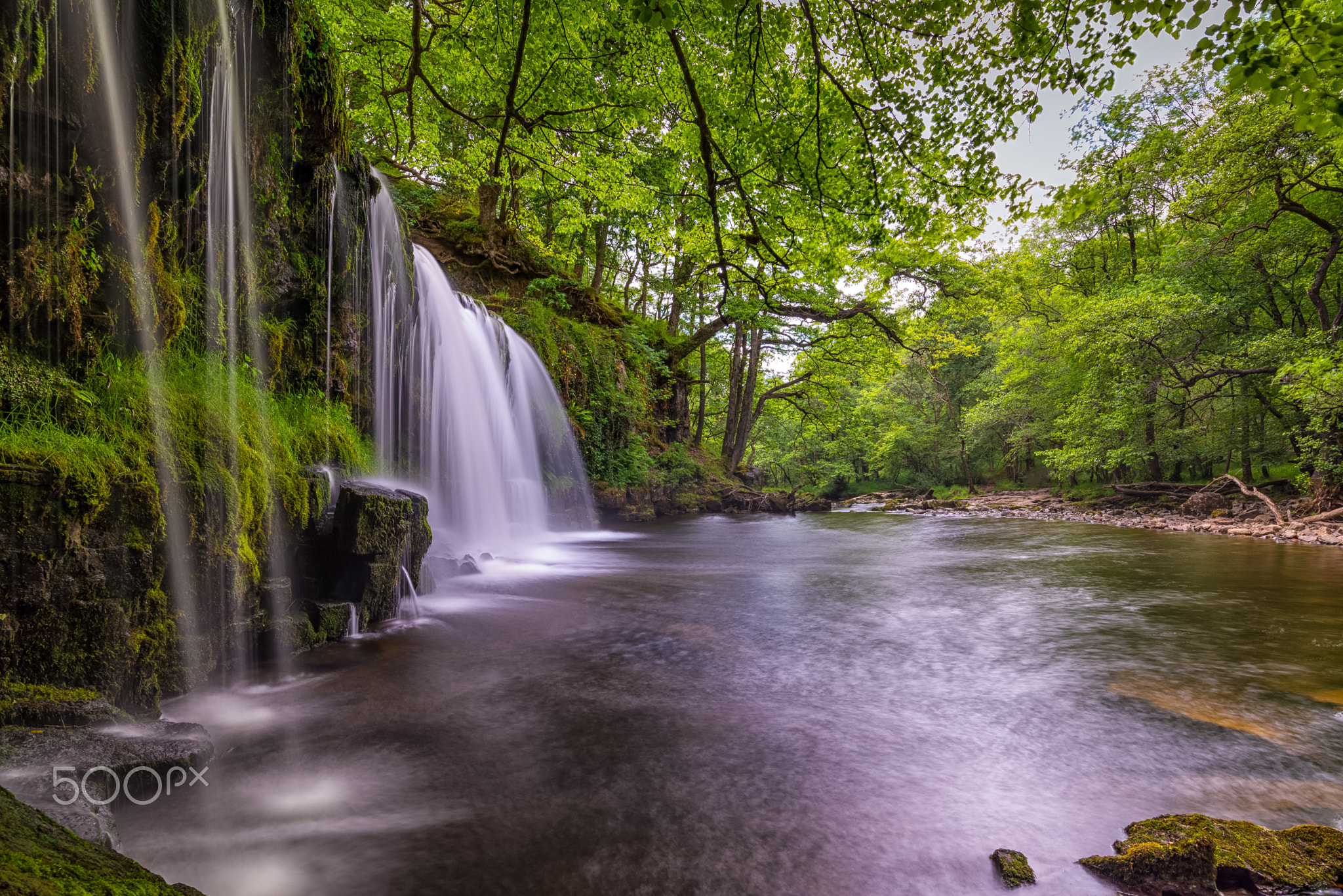 Sgwd Ddwli Uchaf, Brecon Waterfalls