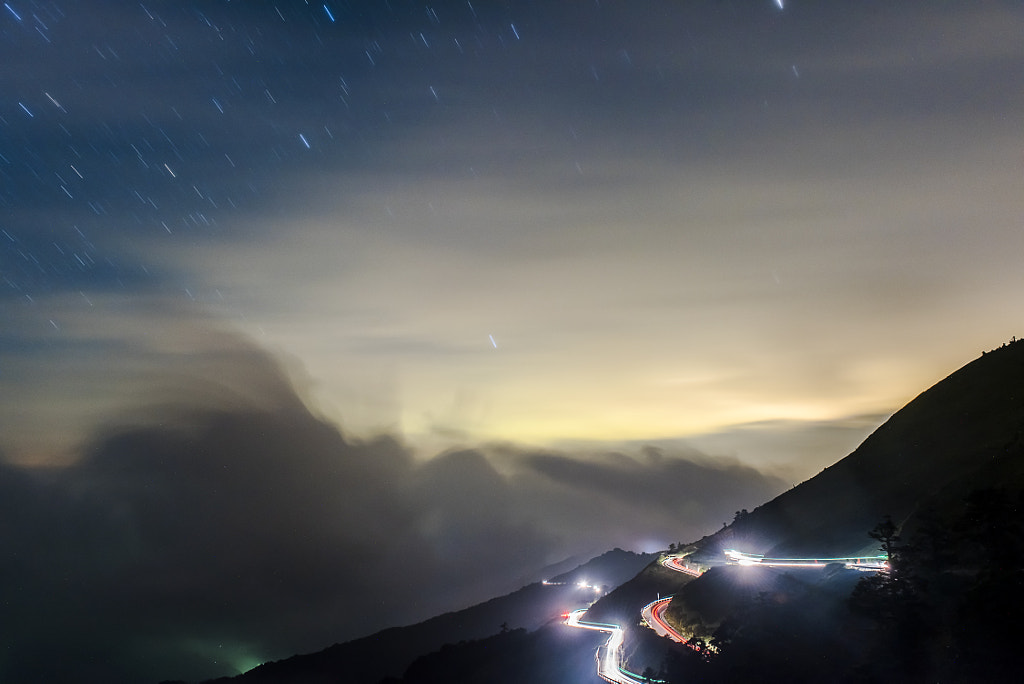 A section from the Milky Way and the Andromeda Galaxy by Huang Yi Hsuan on 500px.com