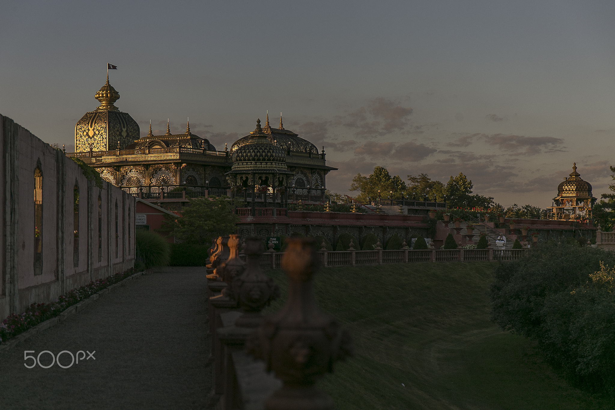 Sunset at The Palace of Gold - America's Taj Mahal