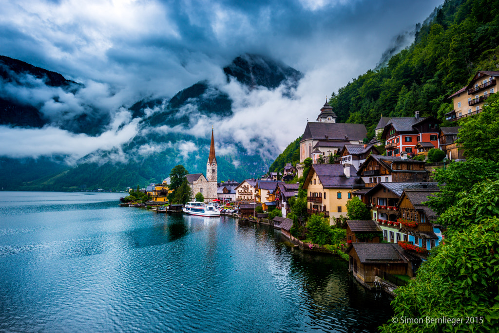 Hallstatt in Rain by Simon Bernlieger / 500px