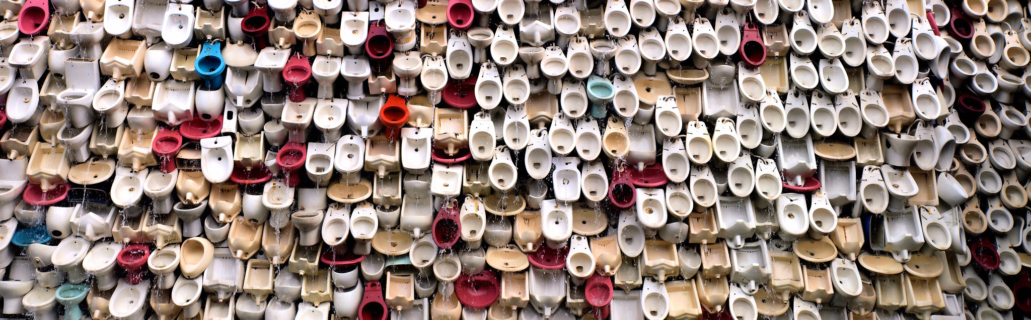 Panorama of the toilets