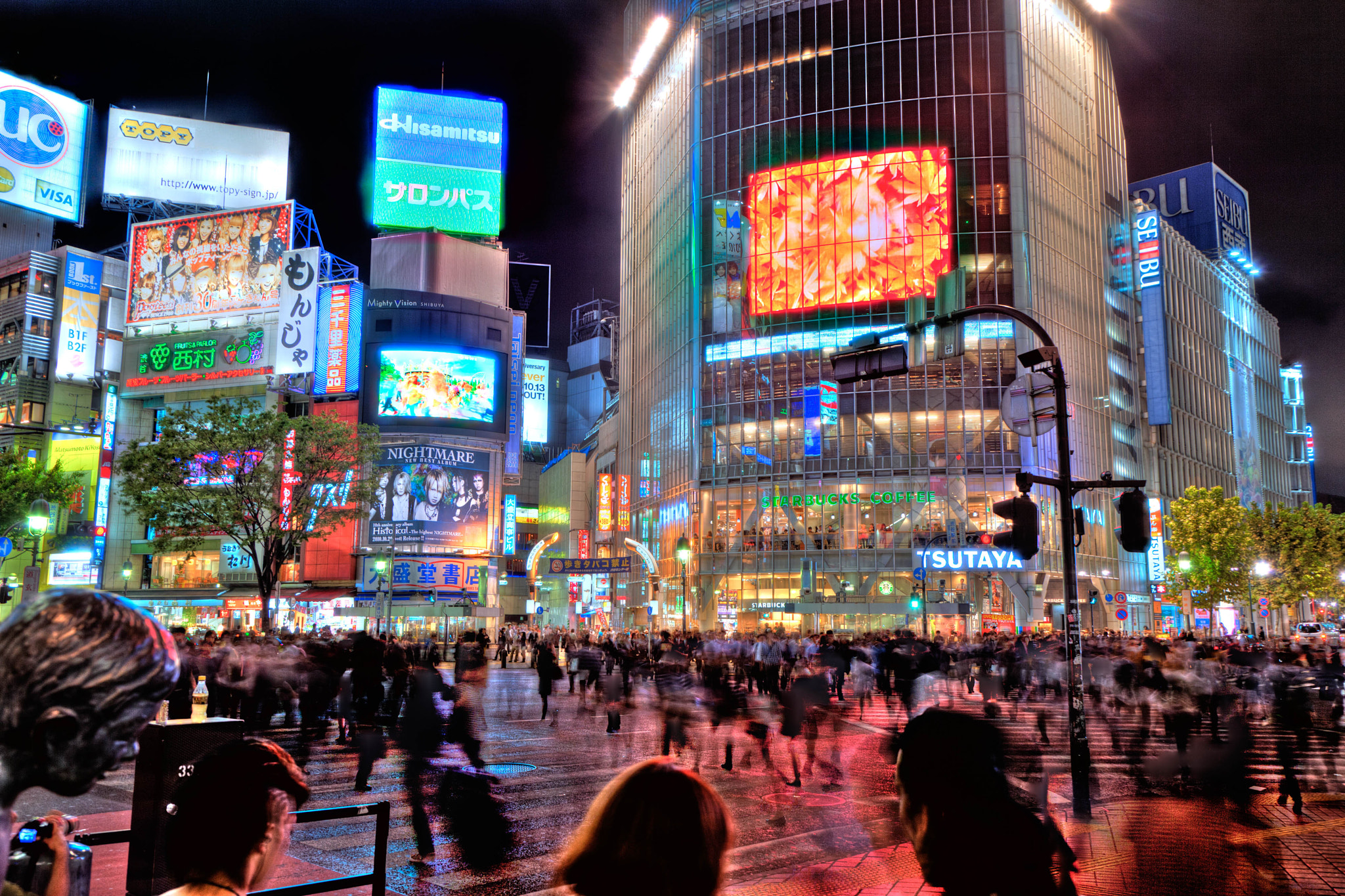 Shibuya Crossing at night by Tony Northrup / 500px