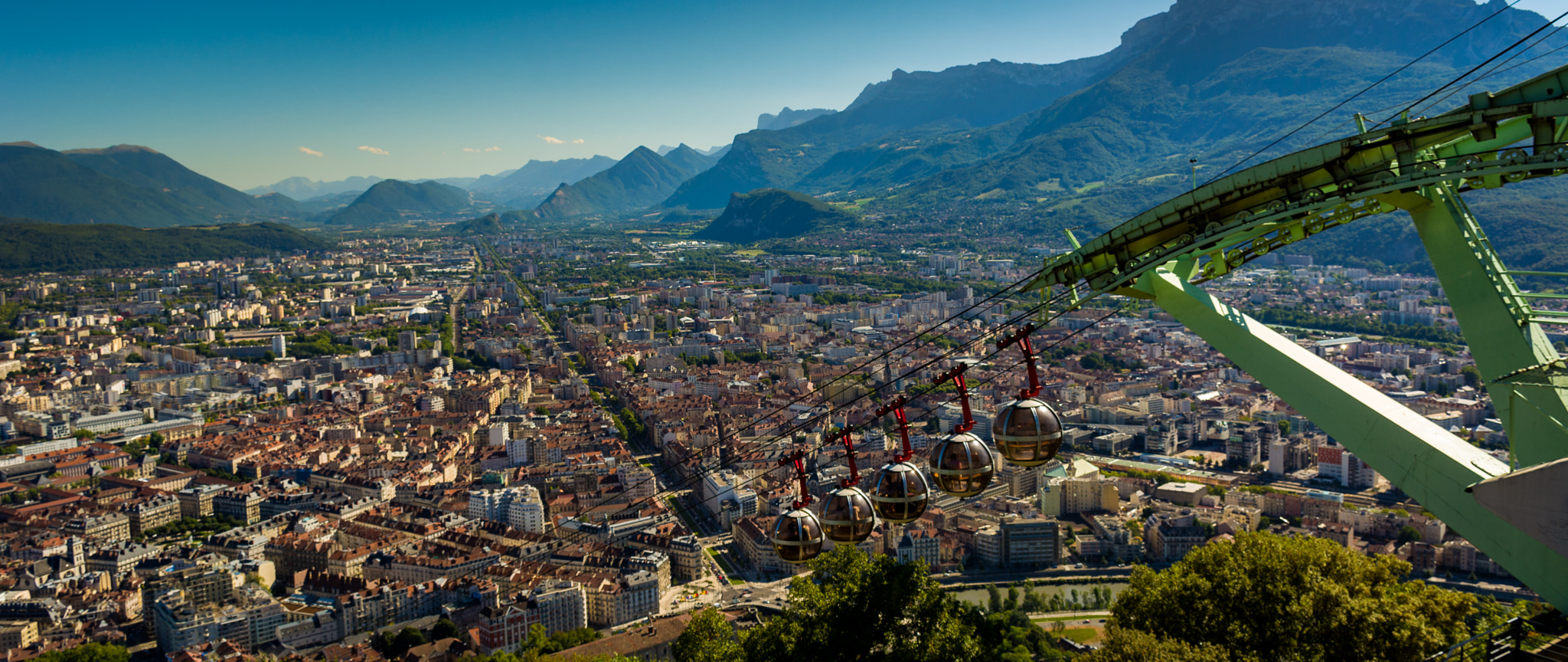 View over Grenoble