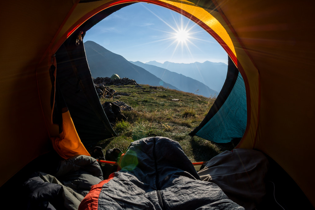 Waking up in the tent by Catalin Grigoriu on 500px.com