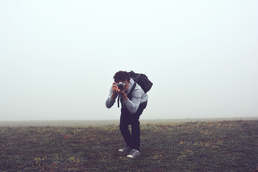 Photographer in the fog by David Charouz on 500px.com