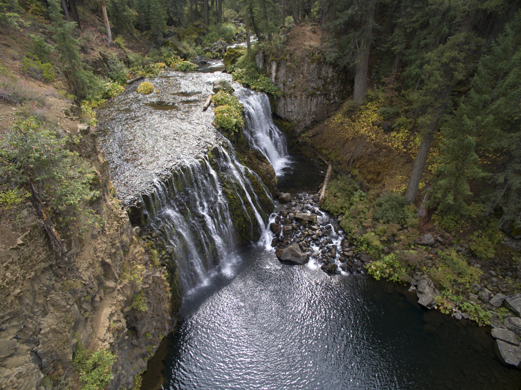 McCloud Falls Aerial Perspective by Lloyd Garden on 500px.com