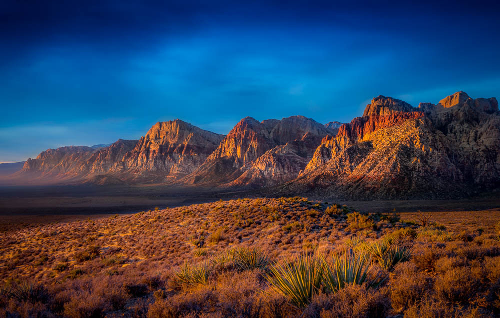 First Light at Red Rock