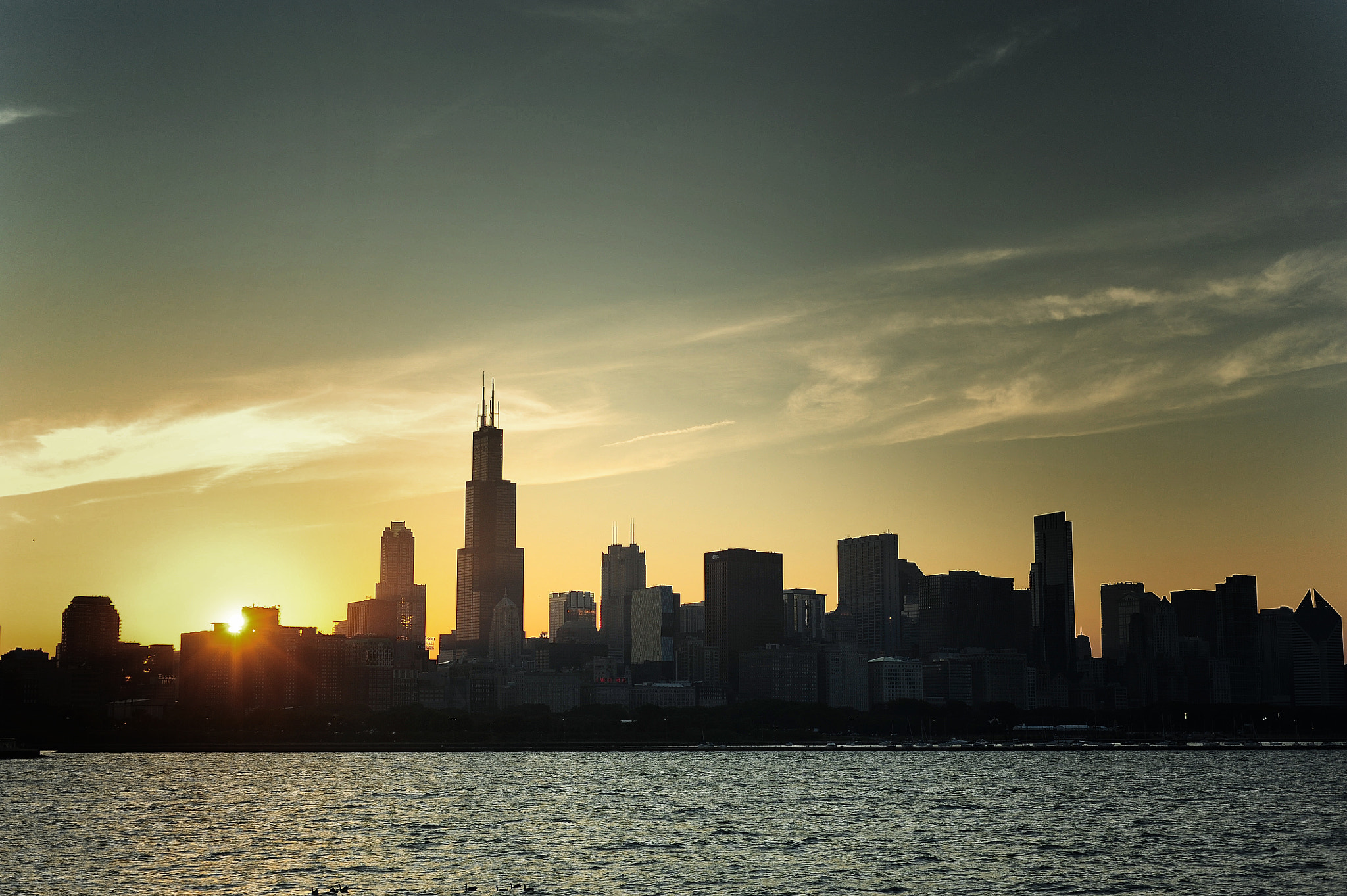 Sunset in Chicago by Oleg Smirnov / 500px