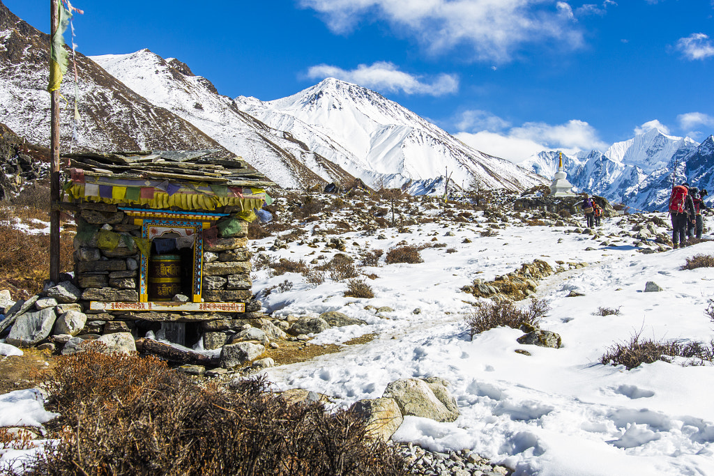 Let the prayer wheel spin by Sumit Bam Shrestha on 500px.com