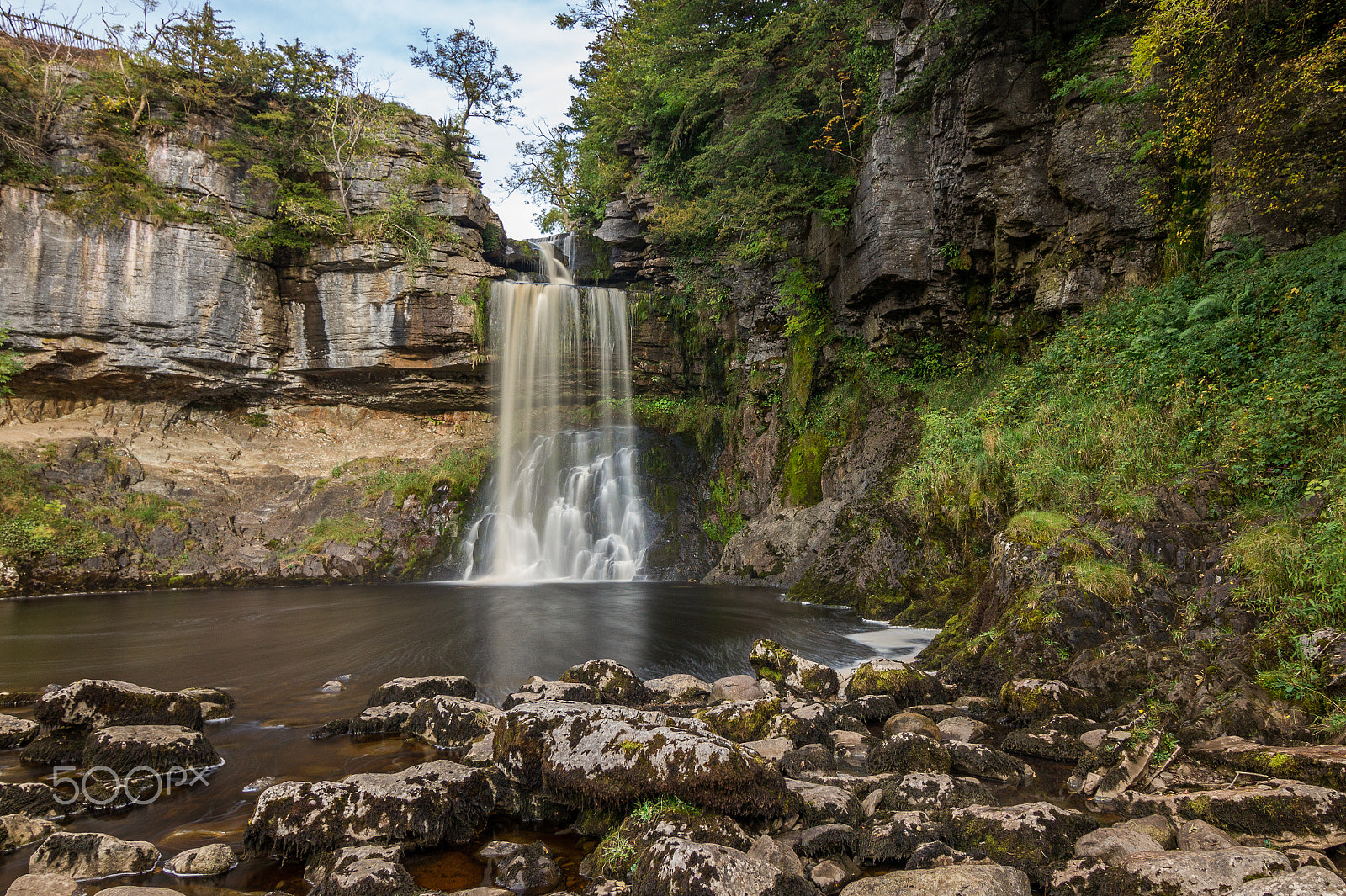 Sony Alpha DSLR-A550 + 20mm F2.8 sample photo. Ingleton falls photography