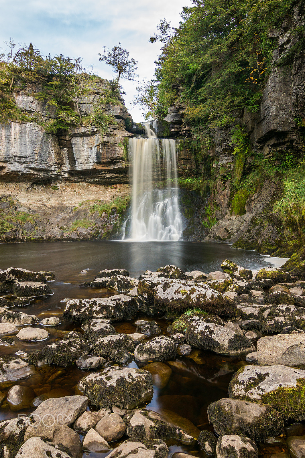 Sony Alpha DSLR-A550 + 20mm F2.8 sample photo. Thornton falls - ingleton photography