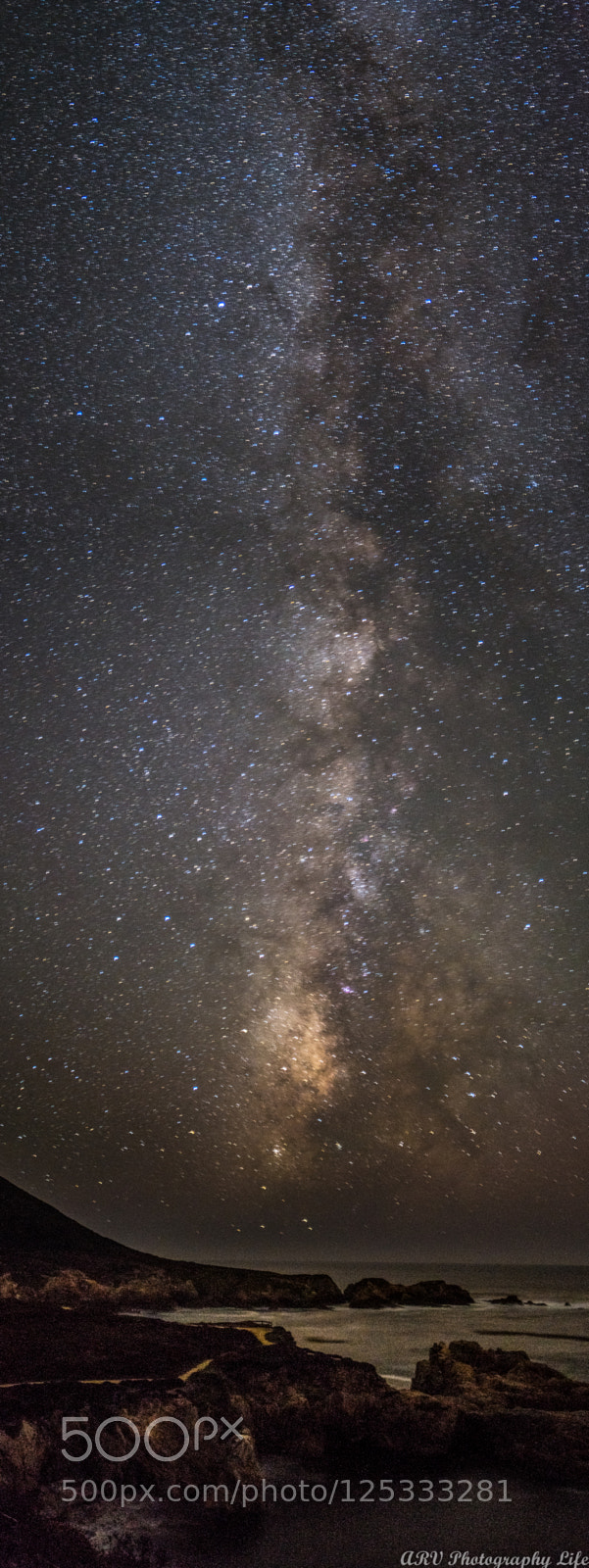 Nikon D810 sample photo. Point lobos mily way photography