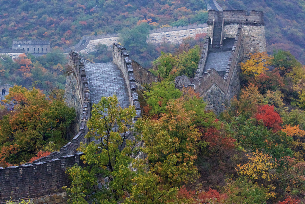 Great Wall of China in the fall colors by Paul Steman / 500px