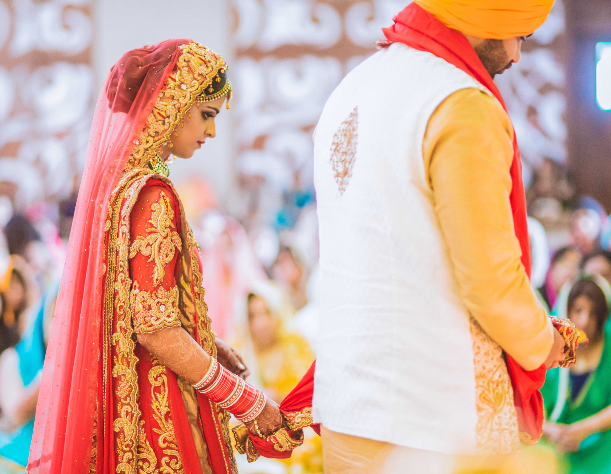 Nikon D800 + Nikon AF Nikkor 105mm F2D DC sample photo. Maneesh+divya gurudwara photography