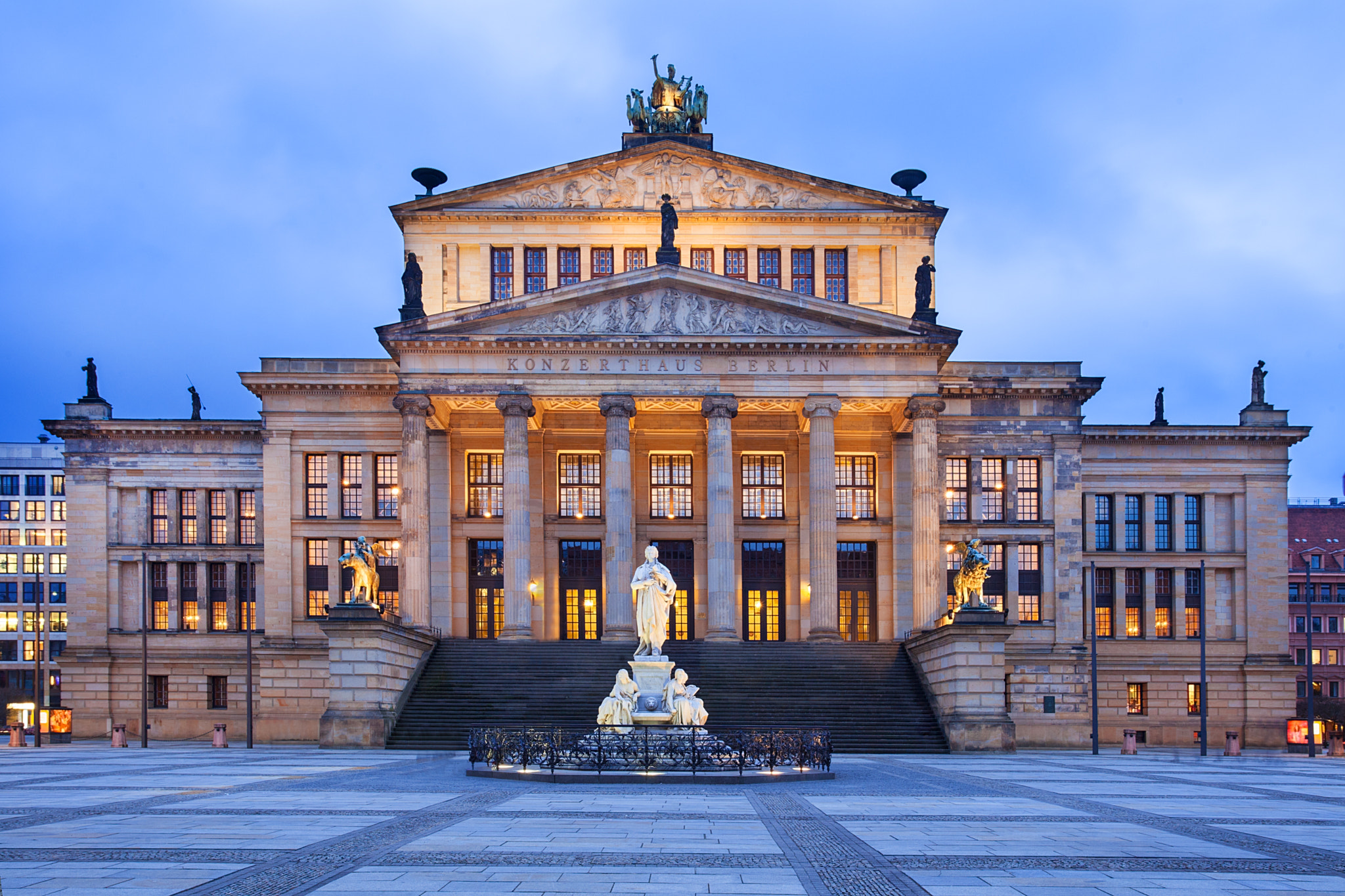 The neo-classical theatre building in Berlin