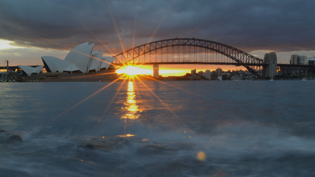 Sydney sunset by Dominik Dauner on 500px.com