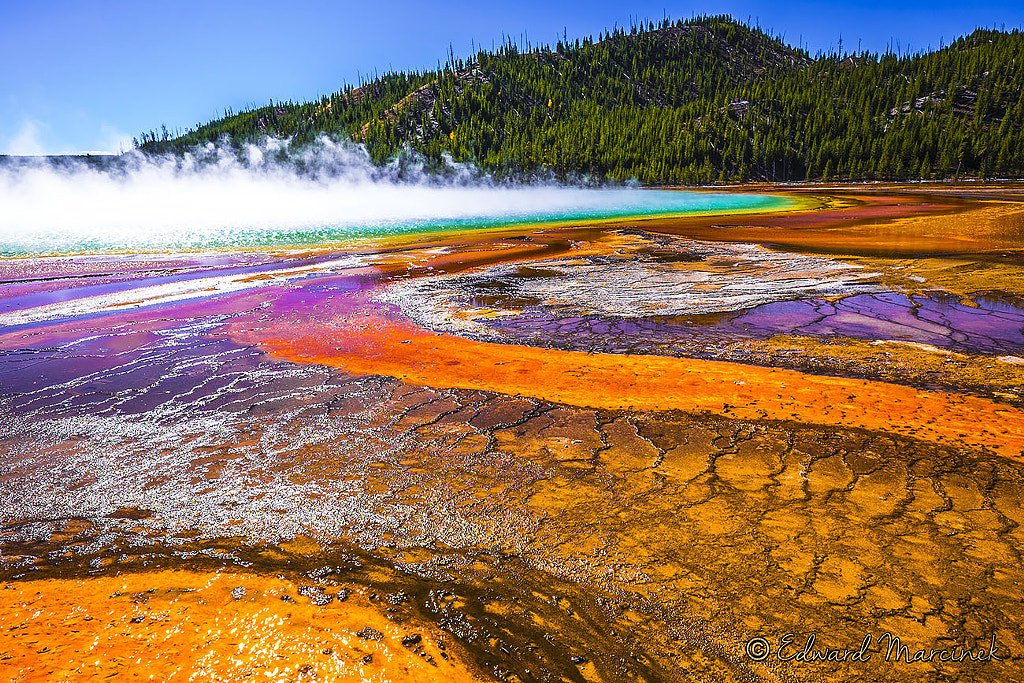 Yellowstone Hot Springs by Edward Marcinek / 500px