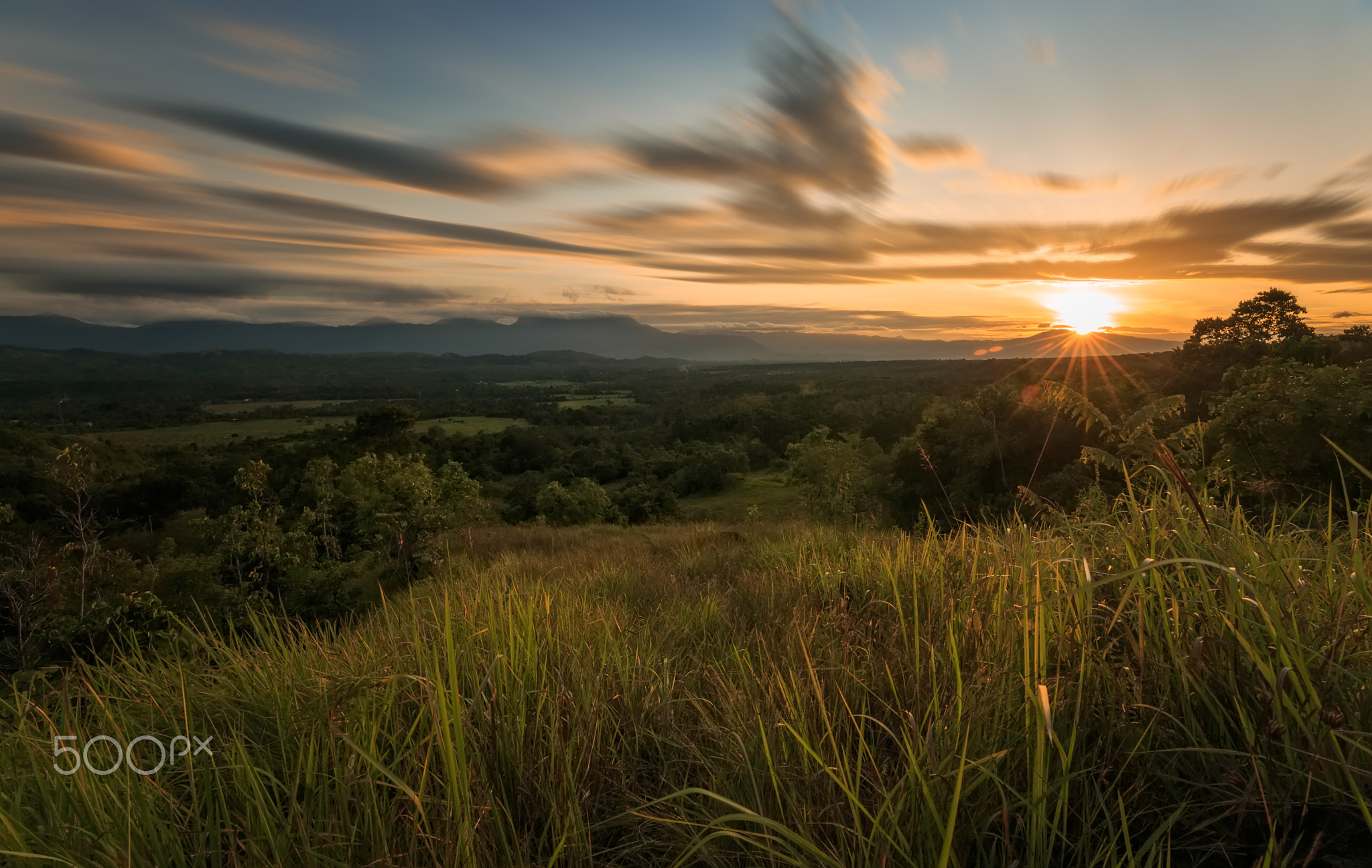 Sunset From Lembah Seulawah