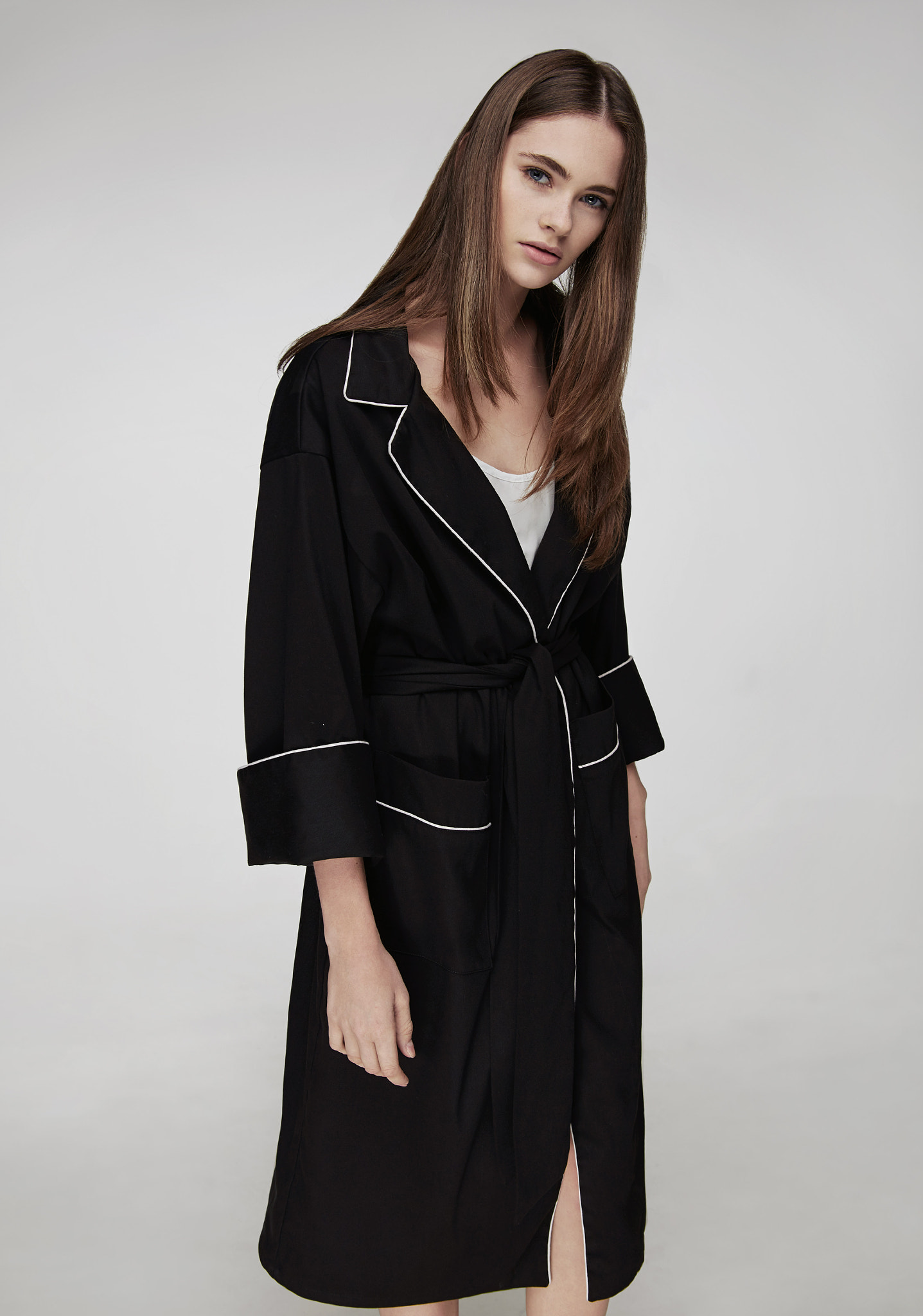 Sleeper Tuxedo Black Basic Robe