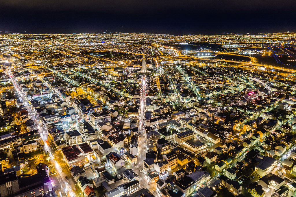 Reykjavik @ Night by OZZO Photography on 500px.com
