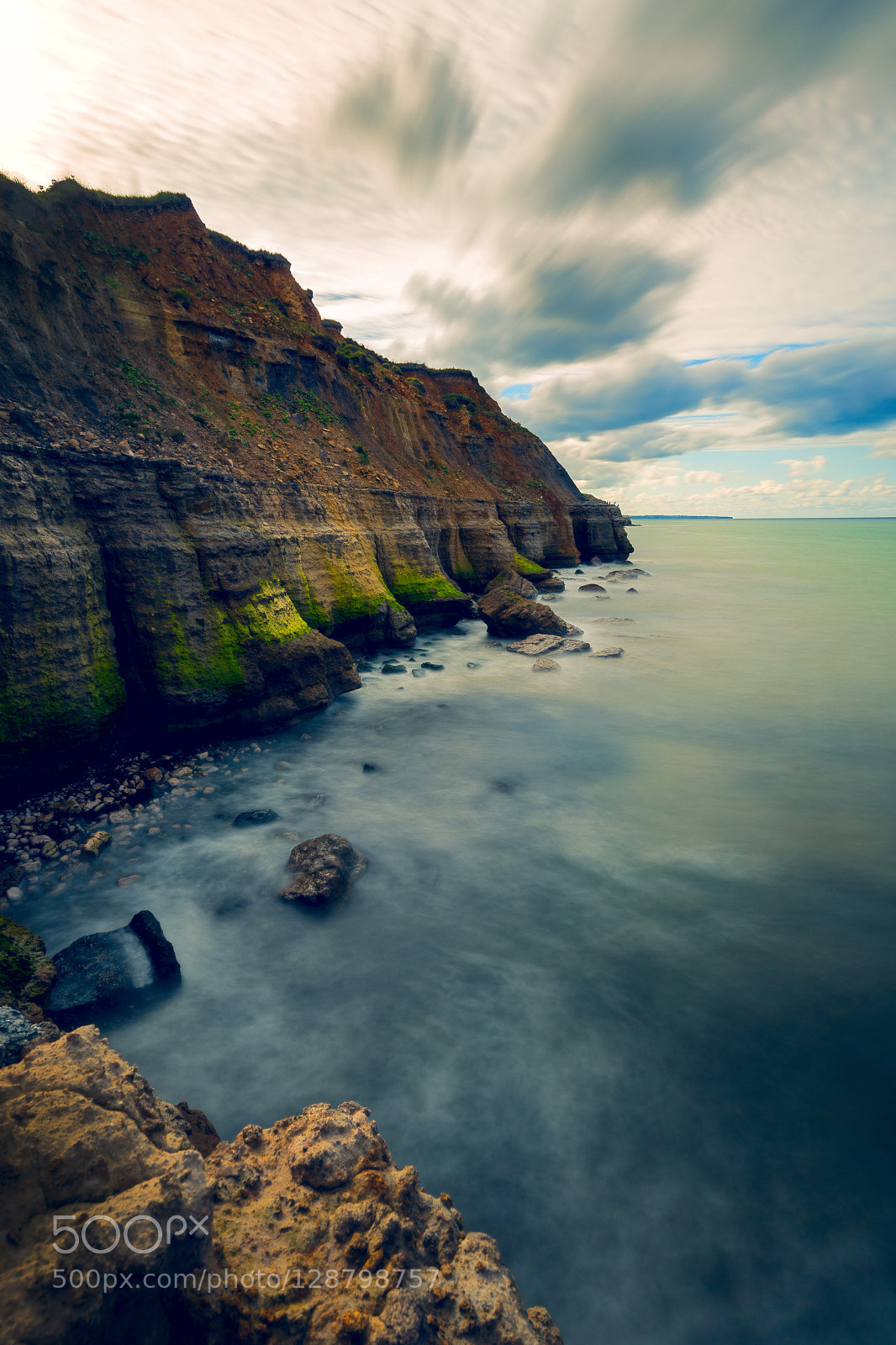 Canon EOS 5D Mark II sample photo. Port bessin coast normandy photography