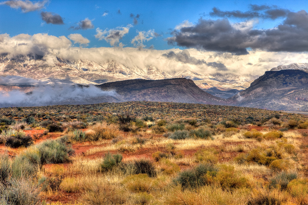 Clearing Storm, High Desert and Pine Valley Mountains ...