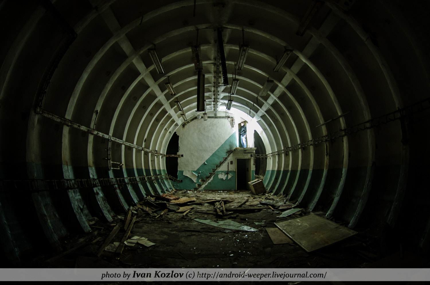 Nikon AF DX Fisheye-Nikkor 10.5mm F2.8G ED sample photo. Abandoned underground photography