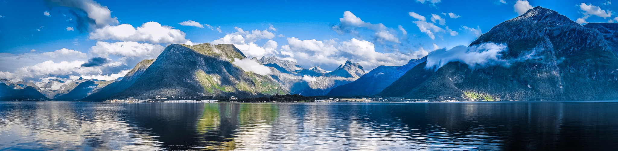 Sony E 18-200mm F3.5-6.3 OSS sample photo. Romsdal fjord, norway photography