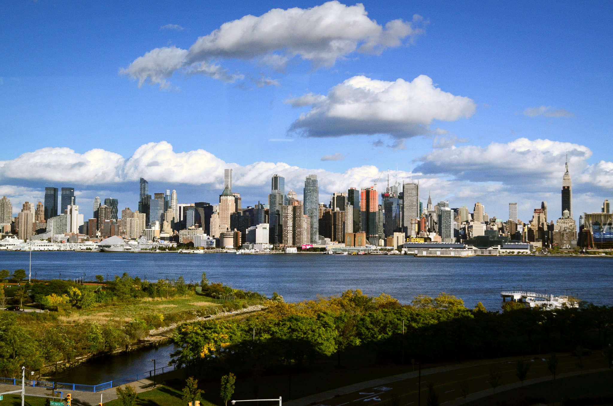 New York from the bus
