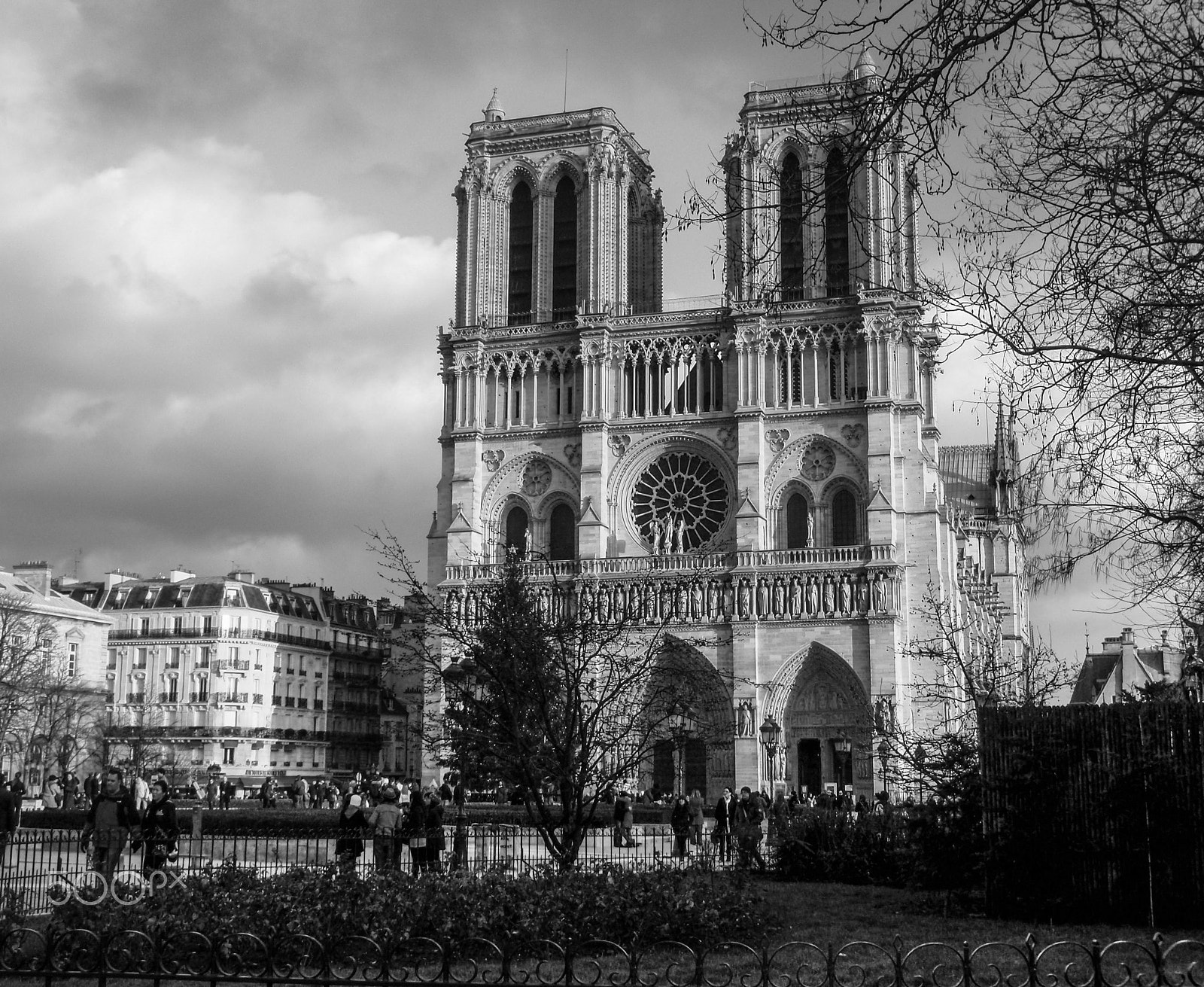 Olympus u9000,S9000 sample photo. Notre dame de paris photography