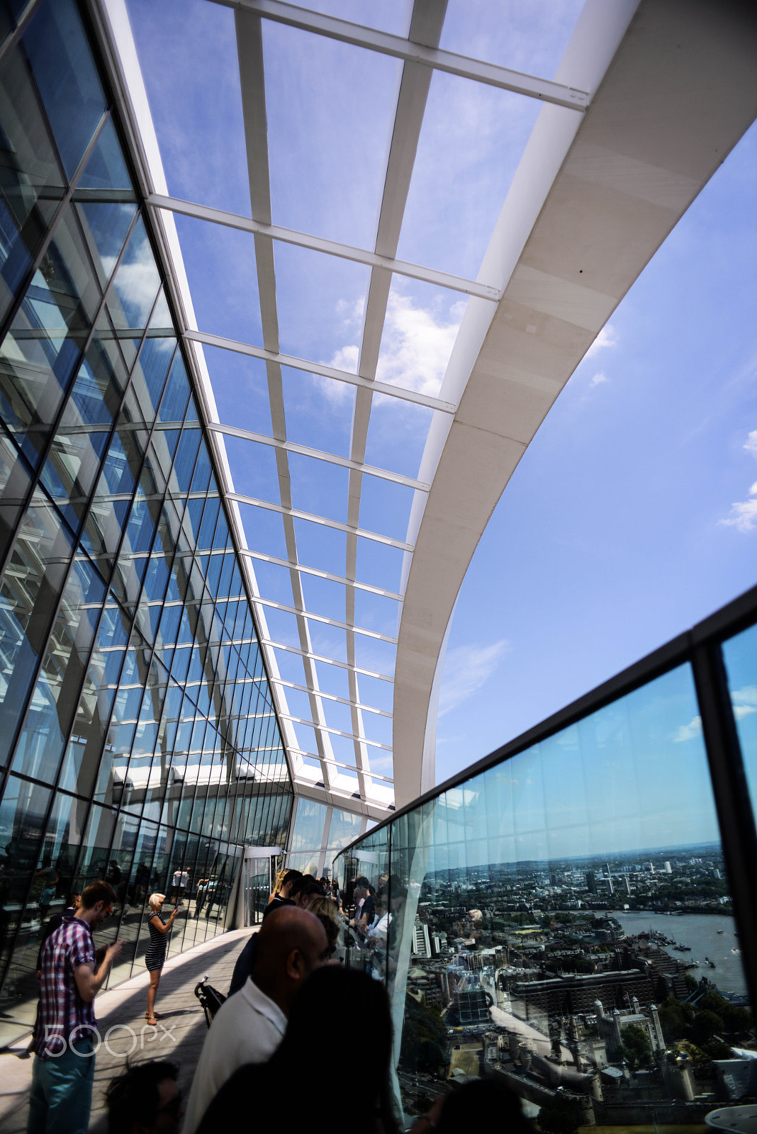 Nikon D800E + Nikon AF Nikkor 20mm F2.8D sample photo. Sky garden, london photography