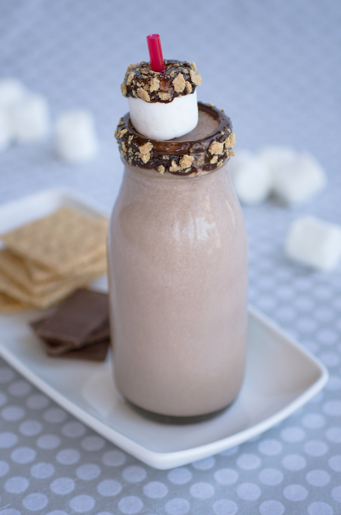Nikon D7000 + Sigma 50mm F2.8 EX DG Macro sample photo. S'more adult milkshake photography