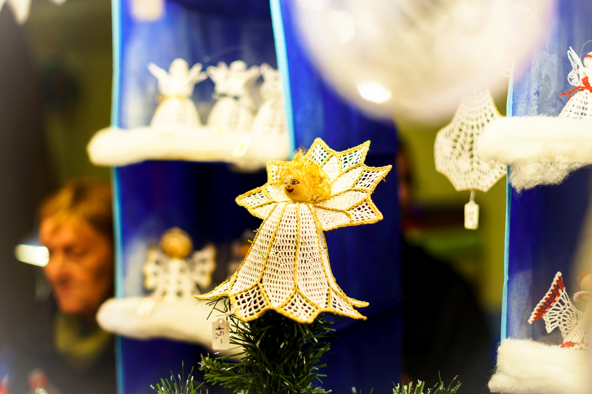 Sony a99 II + Minolta AF 50mm F1.4 [New] sample photo. Traditional christmas market with handmade souvenirs photography