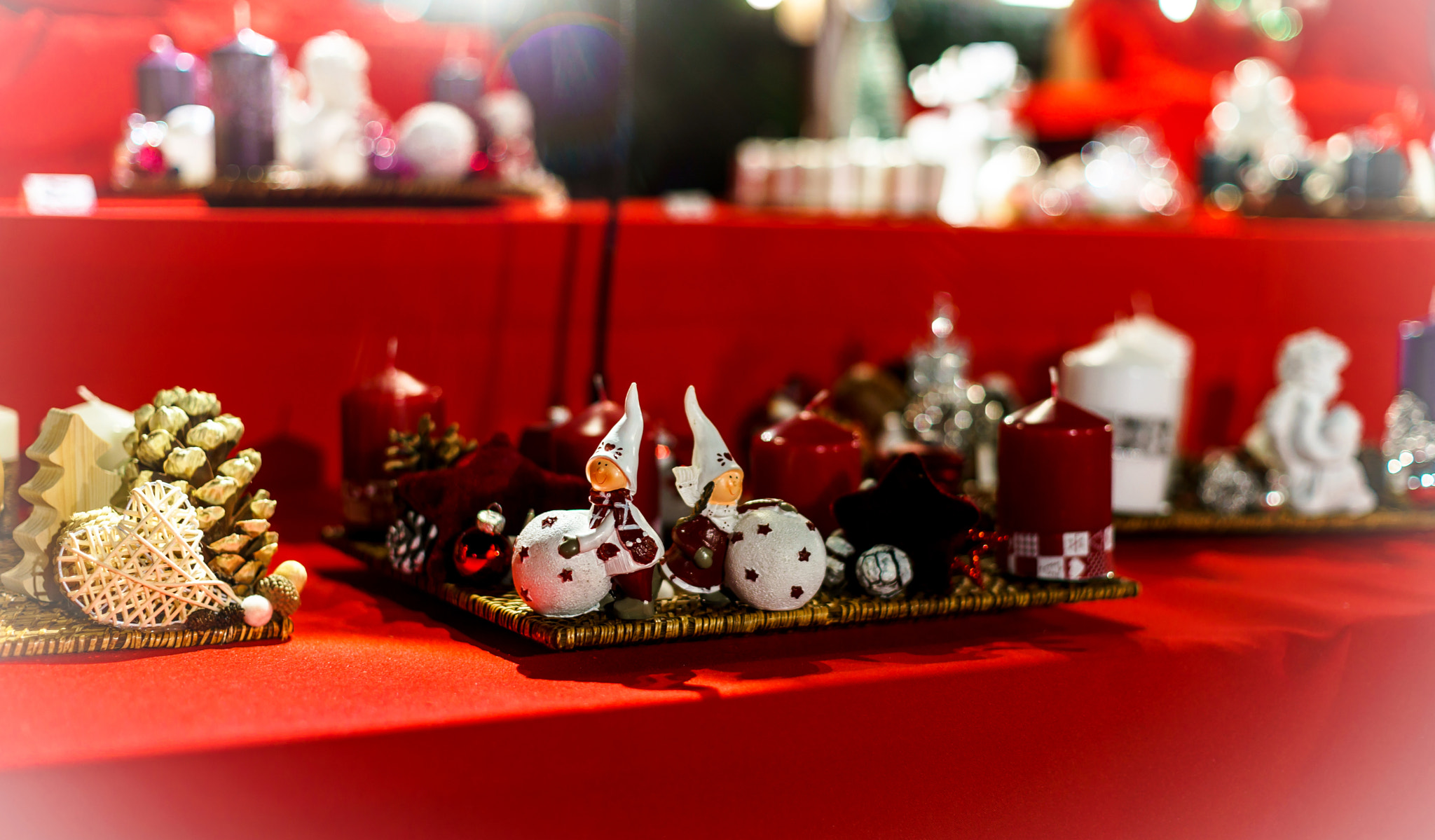 Sony Alpha a99 + Minolta AF 50mm F1.4 [New] sample photo. Traditional christmas market with handmade souvenirs photography